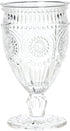 Vintage Inspired Pressed Glass Goblet